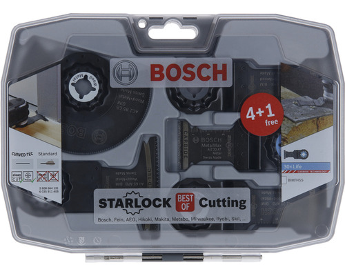 Bosch Starlock Best of Cutting Set, Fußboden Set, 5-teilig