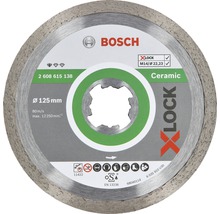 Diamanttrennscheibe Bosch Standard for Ceramic Ø 125x22,23 mm, X-LOCK Aufnahme