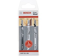 Stichsägeblätter Bosch JSB Set Tube Wood Pack 15-tlg.