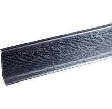 Kernsockelleiste schwarz KU003 14x60x2500 mm