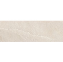 Steingut Wandfliese Cliff White 30x90cm rektifiziert