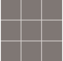 Feinsteinzeugmosaik Rako Taurus Color grau, 30x30cm, Steingröße 10x10cm