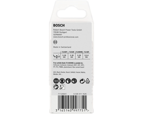 Stichsägeblätter Bosch JSB Set Tube Wood + Metal Pack 15-tlg.