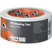 ROXOLID PVC Masking Tape Abdeckband Putzband weiß 50 mm x 33 m