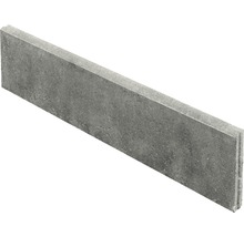 Beton Rasenbordstein grau beidseitig abgerundet 100 x 5 x 25 cm