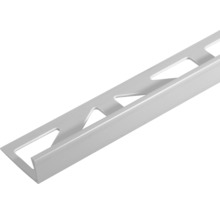 Viertelkreis-Abschlussprofil Durondell Aluminium Länge 250 cm Höhe 12,5 mm weiß 